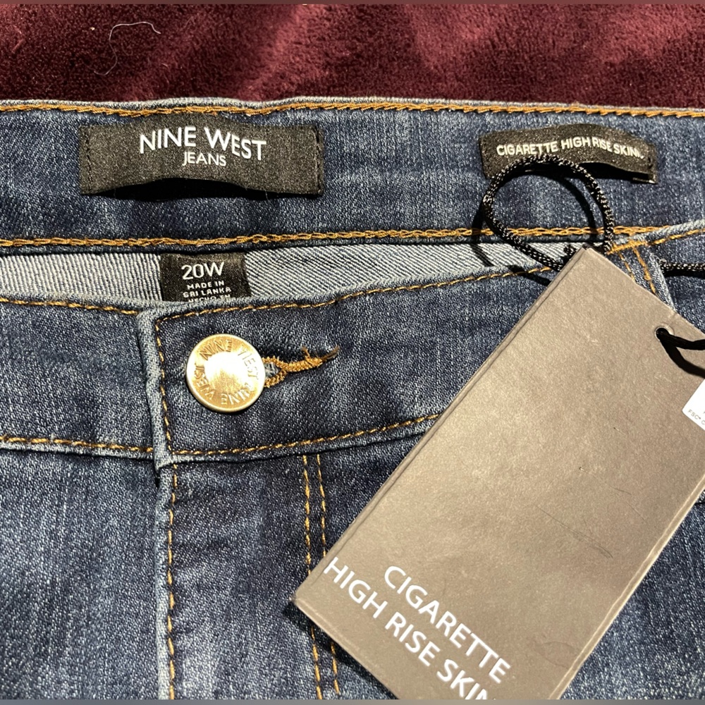 Nine West Cigarette High Rise Skinny Jean